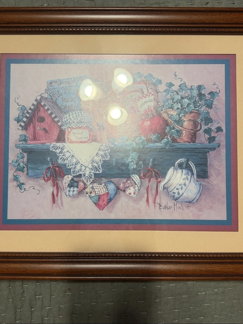 Barbara Mock Teacup and Still Life Floral Series Print 2- piece Set Home Interio